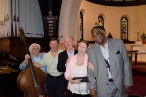 Jerry Bruno, Charlie Russo, Conal Fowkes, Judi Marie Canterino, and Houston Person at Church of the Holy Communion, Norwood, NJ on April 20, 2013.